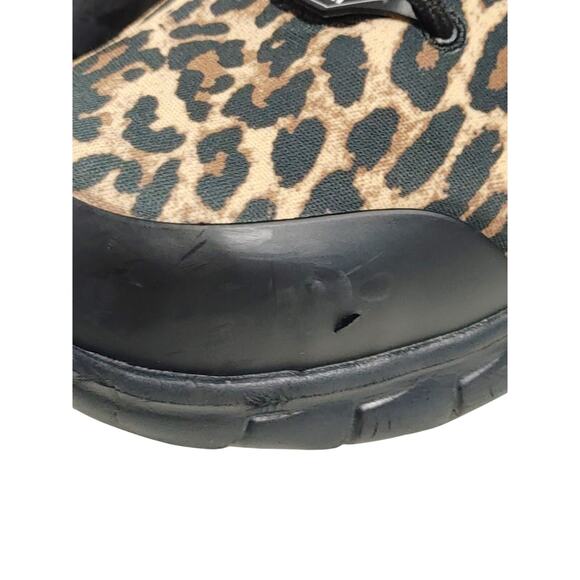 Skechers Work Sure TrackSaivy EH Comp Toe Leather Shoes Leopard Womens Size US 9 - Picture 9 of 10
